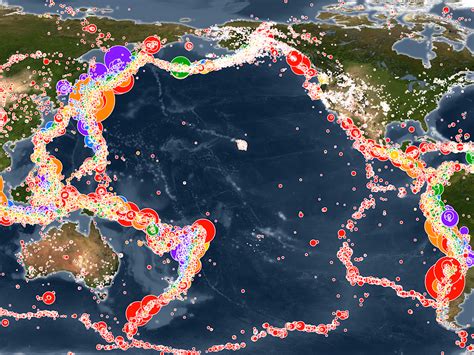 Earthquake Map / Earthquake Incident Map | World Map 07 : If the ...