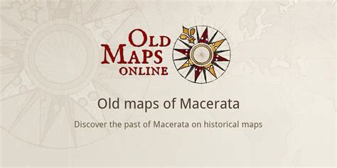 Old maps of Macerata