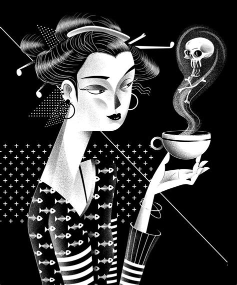 Black & White Illustrations on Behance | Black and white illustration ...