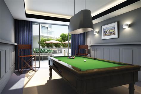 Shared Spaces – Billiards Room. #streetonpark Pool Room Decor, Pool ...