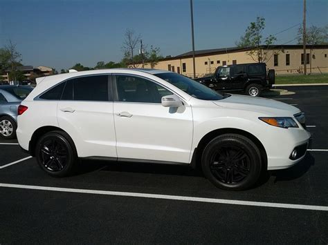 White Acura MDX with black rims | Acura mdx, Acura, Acura crossover