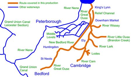 River Great Ouse and Tributaries Maps – Waterway Routes