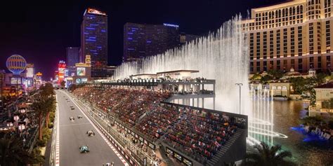 F1 Las Vegas Grand Prix: Amazing First Rendering of Bellagio Fountains ...