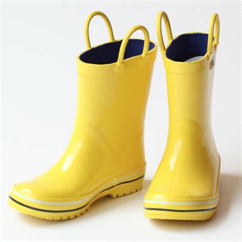 Pluie Pluie Boys Yellow Rain Boots – Babychelle