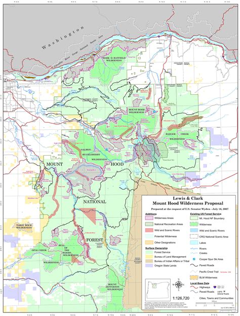 Mt. Hood Forest Map