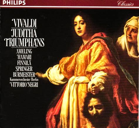 Antonio Vivaldi – Juditha Triumphans (1991, ADD, CD) - Discogs