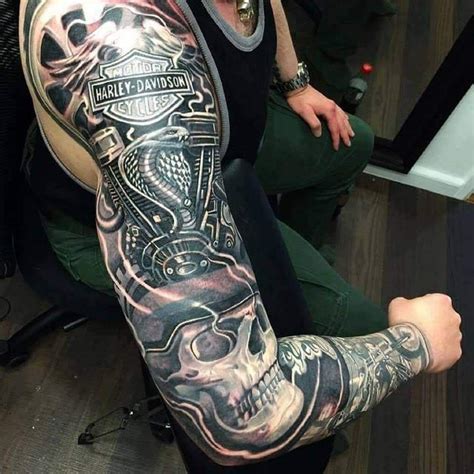 Pin by Raúl Escalona on Tatoo Almanaque | Harley tattoos, Biker tattoos ...