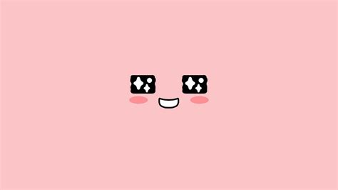 wallpaper for desktop, laptop | bb55-cute-kakao-face-pink-illustration-art