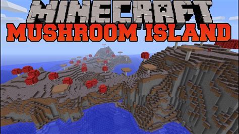 Minecraft: Mushroom Survival Island Seed Showcase - Mushroom Biome ...