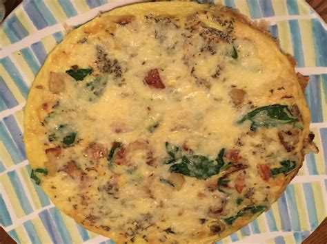 Spanish Tortilla with Spinach and Manchego Cheese - My Judy the Foodie