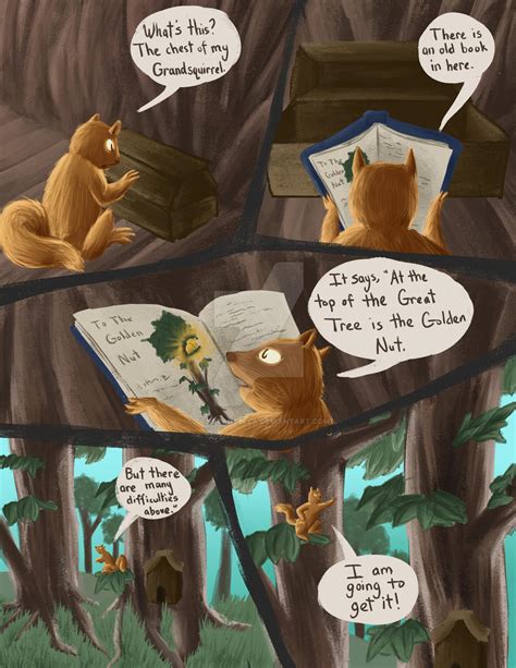 Squirrel comic by constancelea on DeviantArt