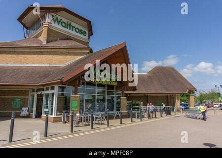 Waitrose supermarket Rushden Northamptonshire UK Stock Photo - Alamy