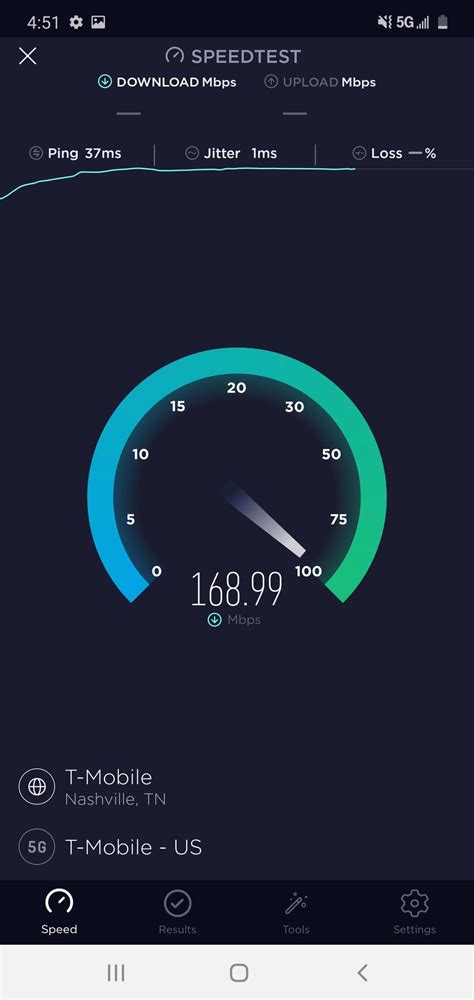 T Mobile low band 5G speed test. : r/tmobile