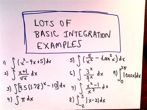 Lots of Basic Antiderivative / Integration / Integral Examples - YouTube