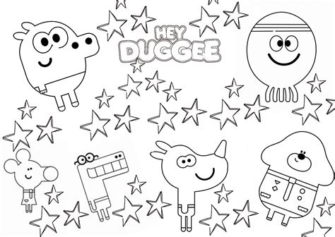 Hey Duggee Colouring Sheet Instant Download Colouring Page - Etsy Norway