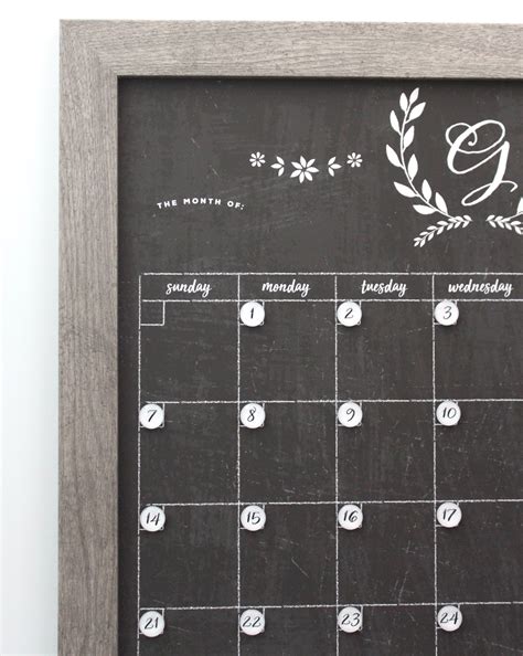 This beautiful dry erase calendar is professionally designed, and is ...