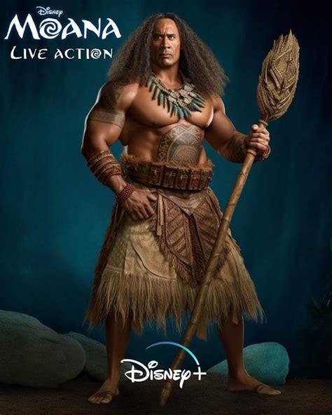 The rock as his character from moana by aliciamartin851 on DeviantArt