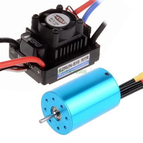 WaterProof 45A Brushless ESC & RS540 Brushless Motor 3300KV For RC Car ...