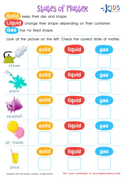 Normal Preschool Science Worksheets - Free PDF worksheets