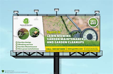 Garden Landscape Advertising Bundle Vol.1 | Garden maintenance, Garden ...