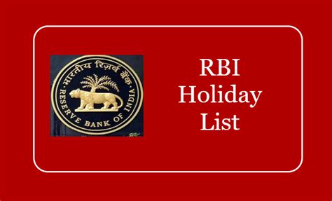 RBI Holiday List 2024: Check Complete Holiday Calendar