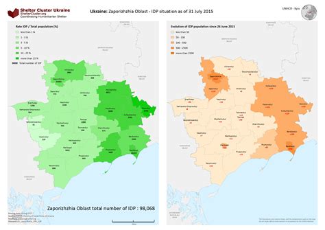 Ukraine: Zaporizhzhia Oblast - IDP Situation as of 31 July 2015 ...