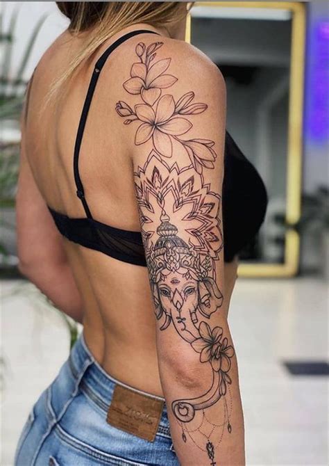 50 Fabulous flower tattoo design in right tattoo placement ideas for ...