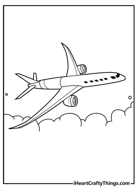 Airplane Coloring Page