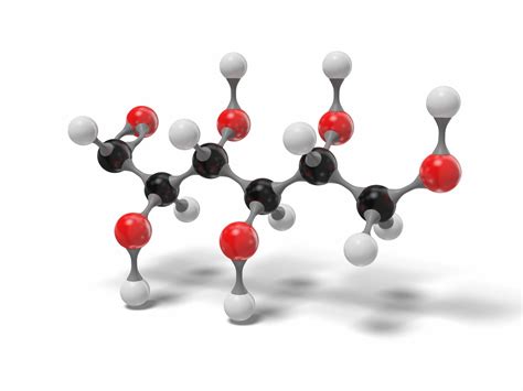 3D glucose open chain molecule model - TurboSquid 1570289