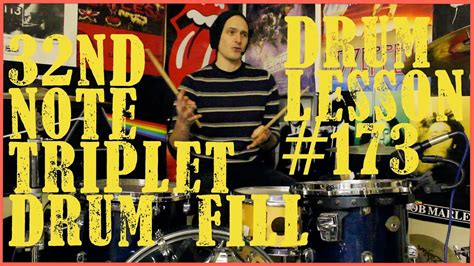 Drum Fill… With Some 32nd Note Triplets - Lesson #173 - YouTube