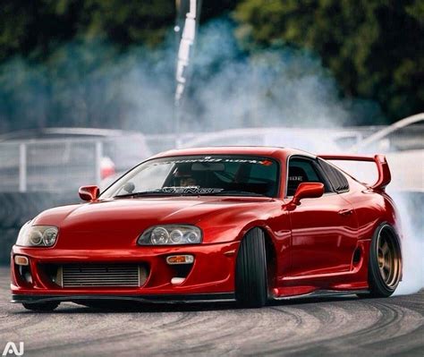 #Car#JDM#Nation#Stance#Auto#Color#Works#Red #Toyota#Supra#AN#Drift#Cars ...