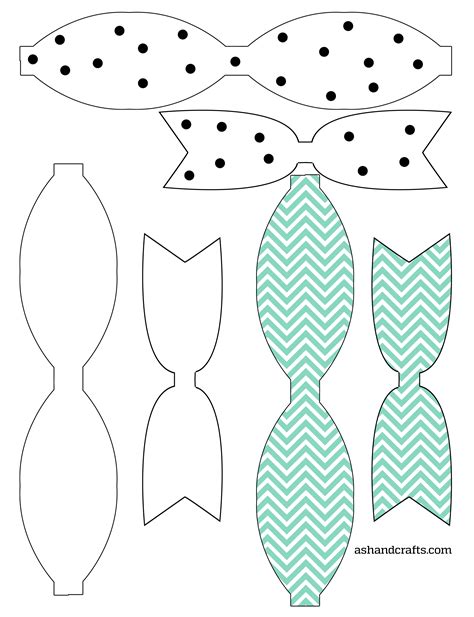 Freebie Friday: Printable Paper Bows - Ash and Crafts