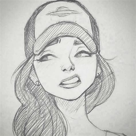 Art Sketches Pencil, Girl Drawing Sketches, Girly Drawings, Art ...