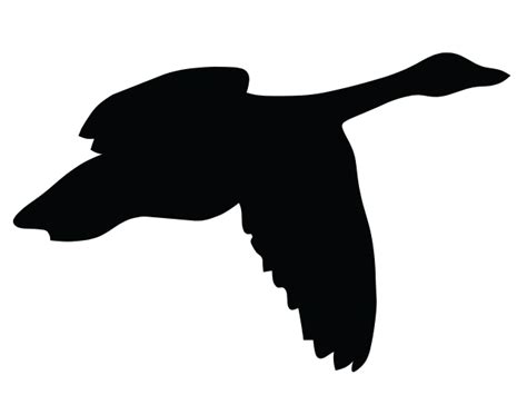 Silhouette Of Geese Flying at GetDrawings | Free download