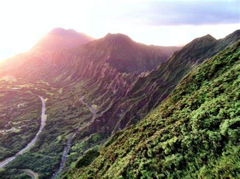 Sunrise at Stairway to Heaven, Oahu | Places to see, Stairway to heaven ...