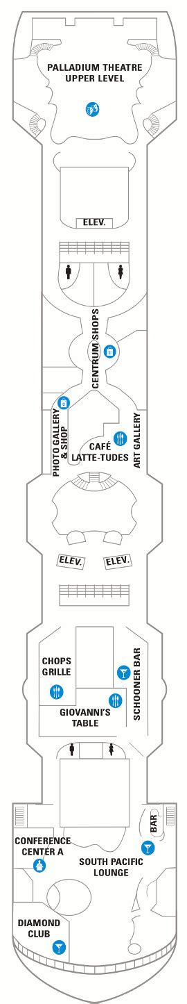 Grandeur of the Seas Deck Plans- Royal Caribbean International Grandeur ...