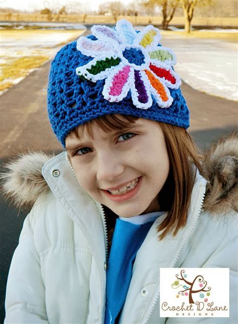 crochet d lane: Daisy Petals Girl Scout Hat