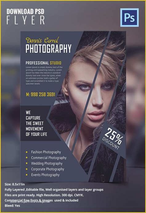 Photography Brochure Templates Free Of Elegant Flyer Template – 48 Free ...