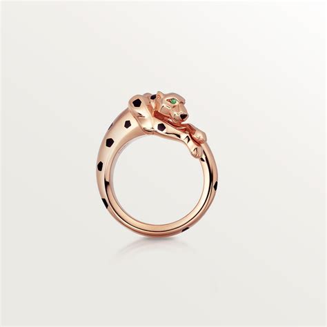 CRB4221700 - Panthère de Cartier ring - Rose gold, tsavorite garnets ...