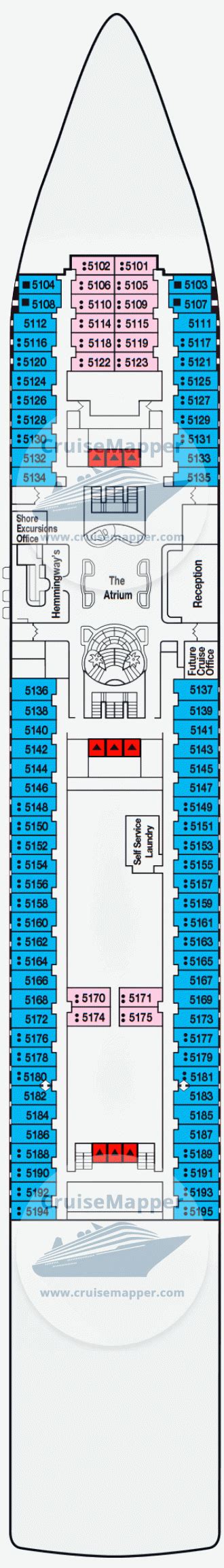 Ambience deck 27 plan | CruiseMapper