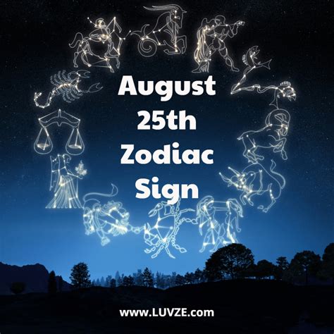 August 25 Zodiac Sign: Birthday Horoscope, Personality, Compatibility