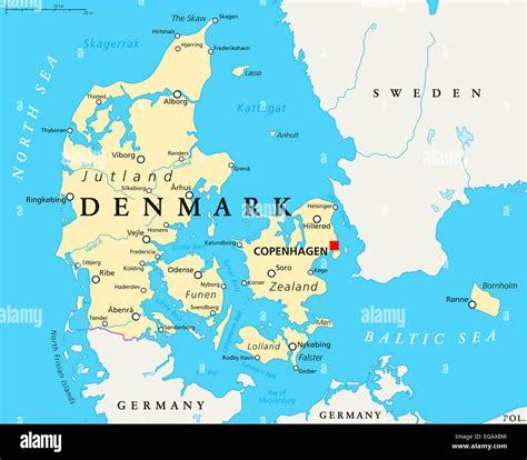 Danish Country Map