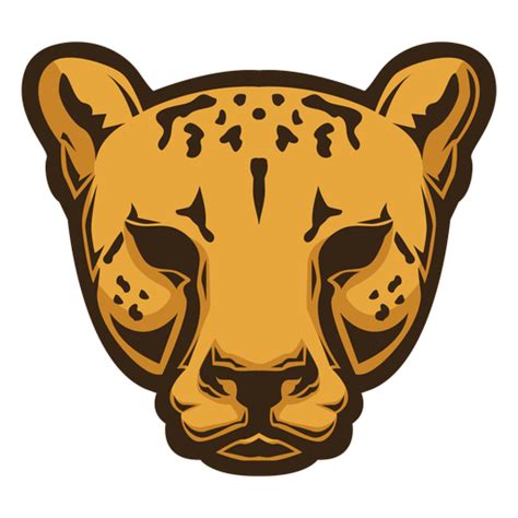 Cheetah Head Logo PNG & SVG Design For T-Shirts