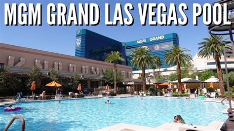 MGM Grand Las Vegas POOL TOUR & Walkthrough Including Lazy River 2021 👙 ...