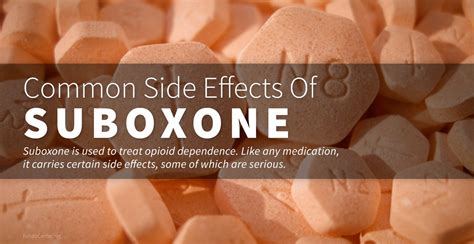 Common Side Effects Of Suboxone