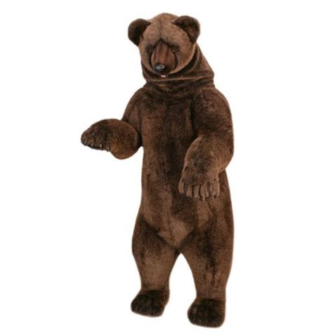 Grizzly Bear Giant Stuffed Animal | Life-Sized Standing Grizzly Bear ...