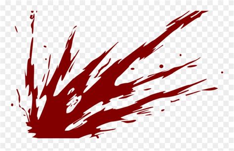 Download Blood Splatter Cartoon Png Clipart (#4478074) - PinClipart