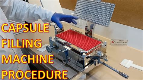 Manual Capsule Filling Machine | size 00 Manual Capsule filler - YouTube