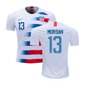 Nike USA Alex Morgan #13 Men's Soccer Jersey (Home 18/19) @ SoccerEvolution