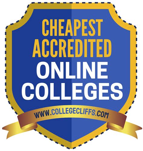 15 Cheapest Accredited Online Colleges - College Cliffs